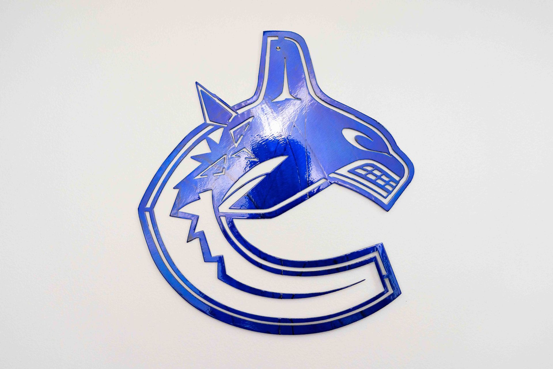Vancouver Hockey Metal Sign