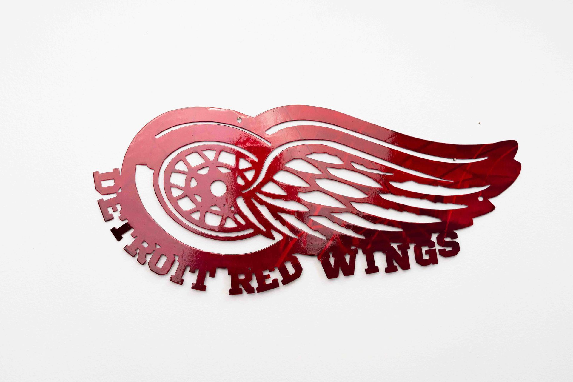 Detroit Hockey Metal Sign