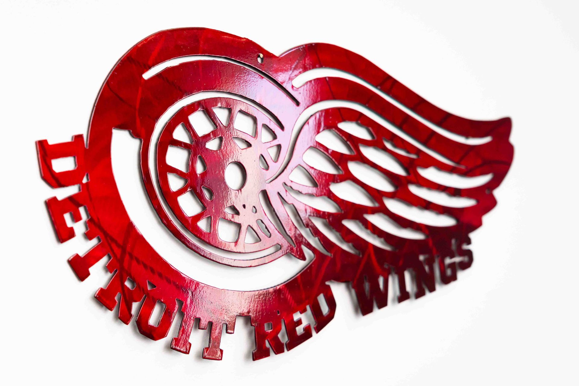 Detroit Hockey Metal Sign
