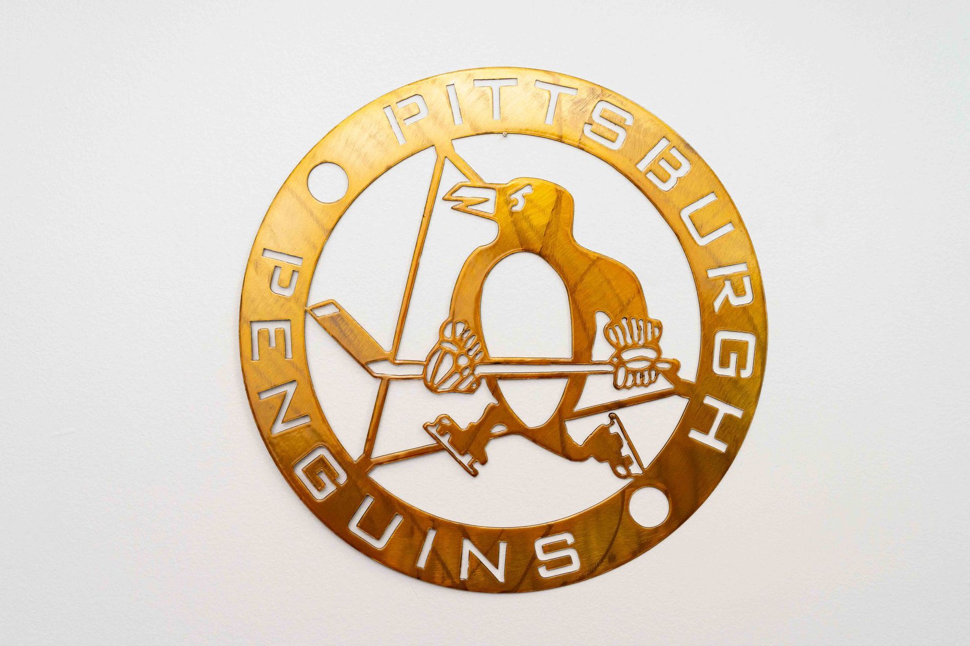 Pittsburgh Hockey Penguin Metal Sign