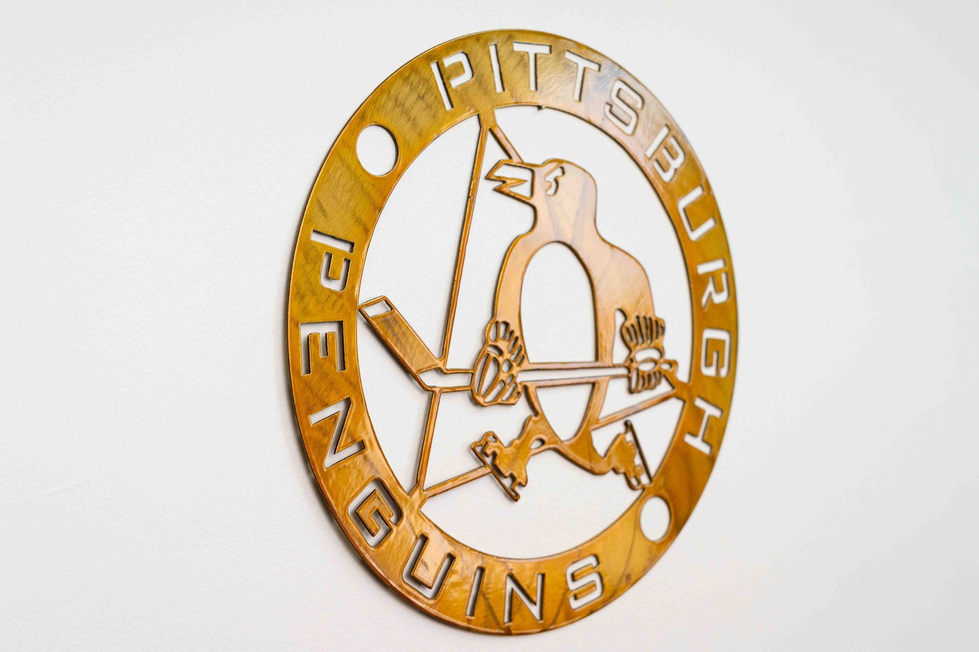 Pittsburgh Hockey Penguin Metal Sign