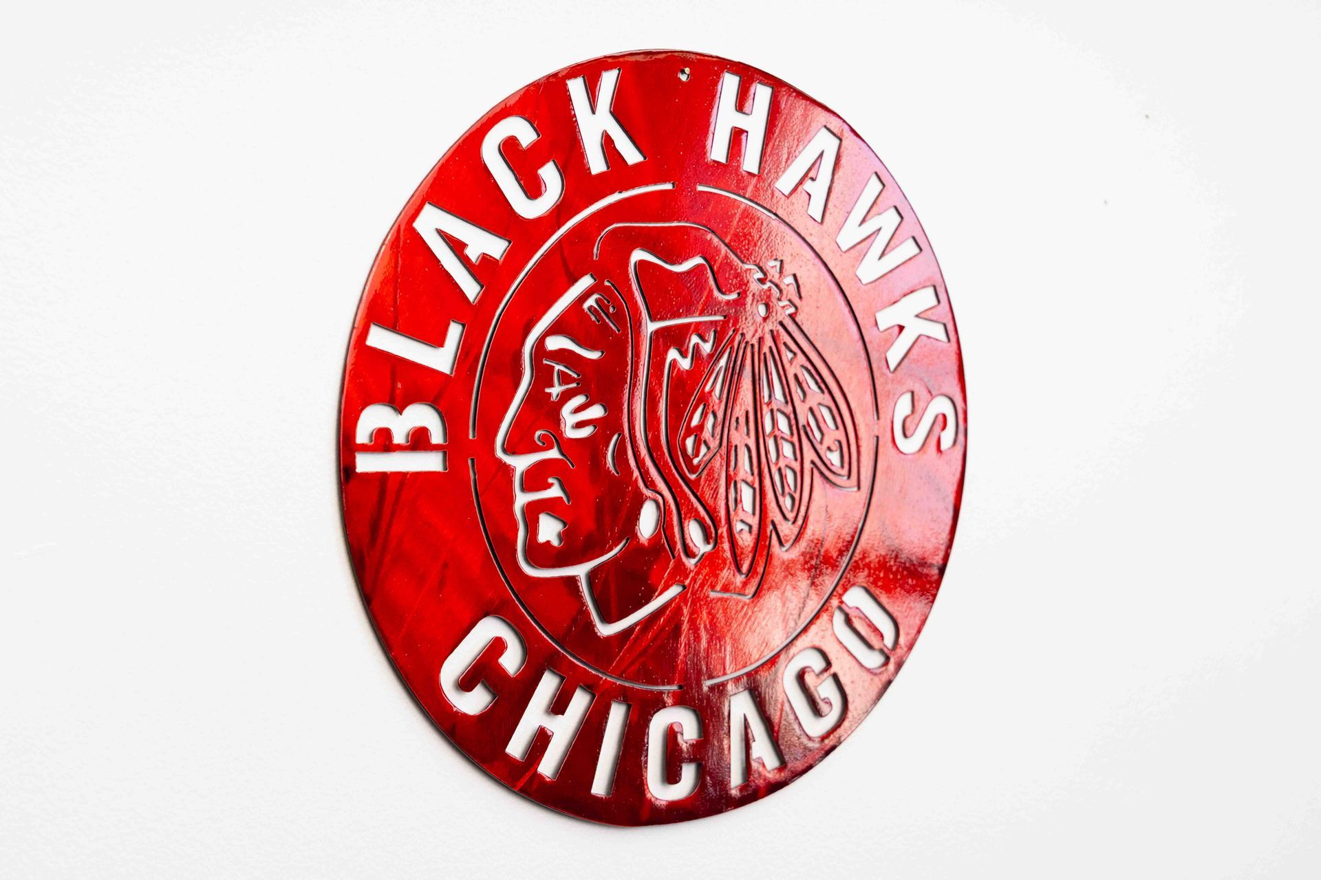 Chicago Hockey Metal Sign