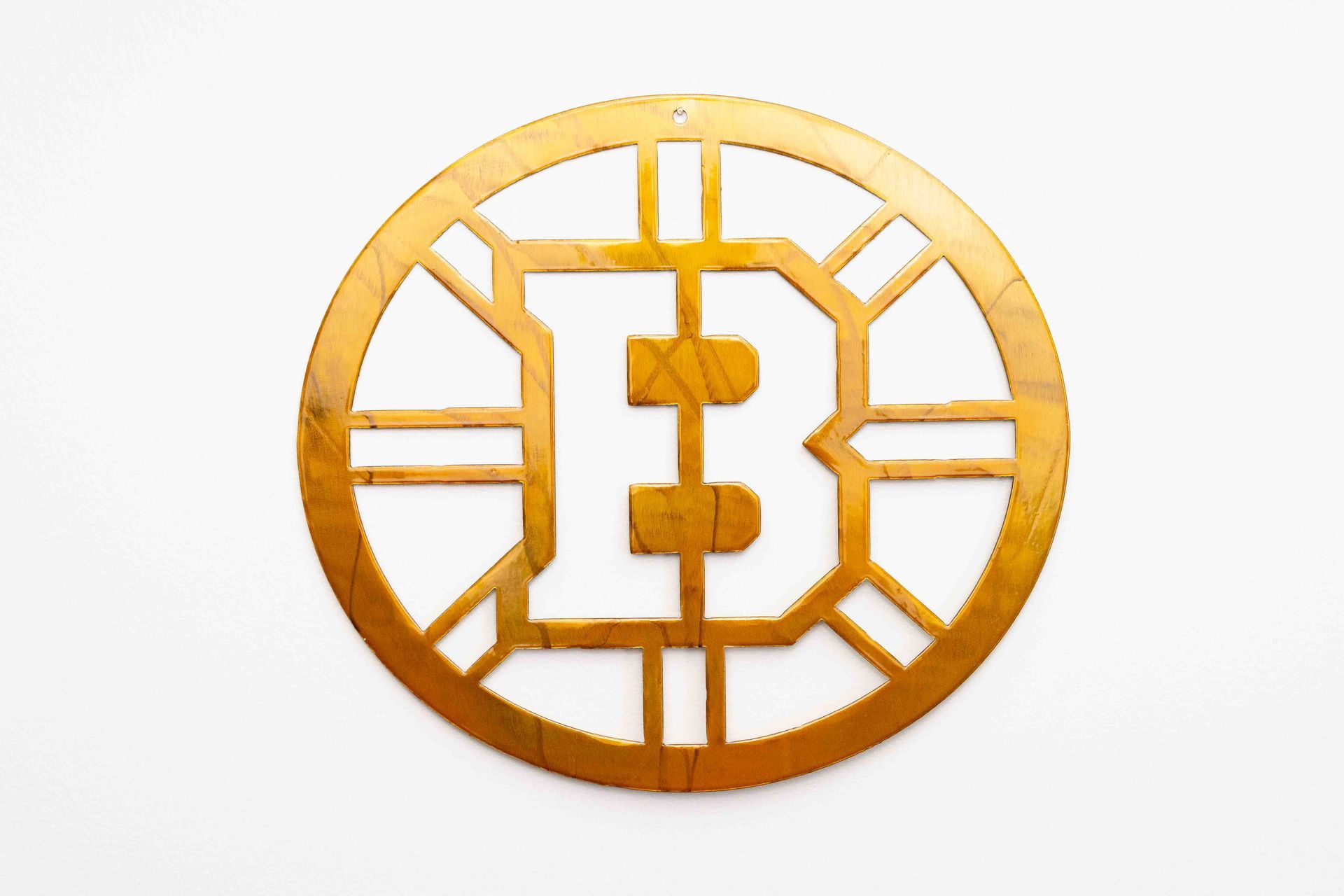 Boston Hockey Metal Sign