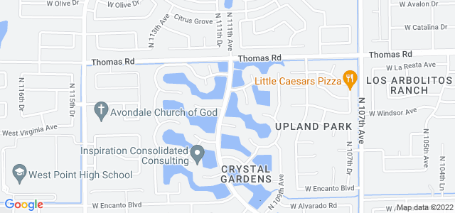 Map of business location