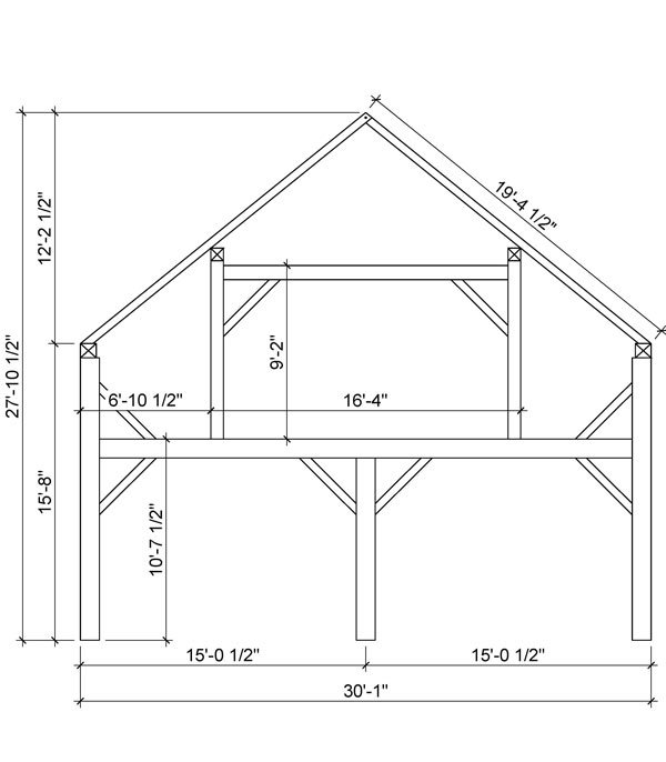 Parts Of A Barn Roof Diagram
