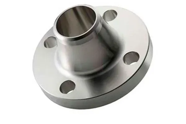 Um anel de metal com furos em um fundo branco