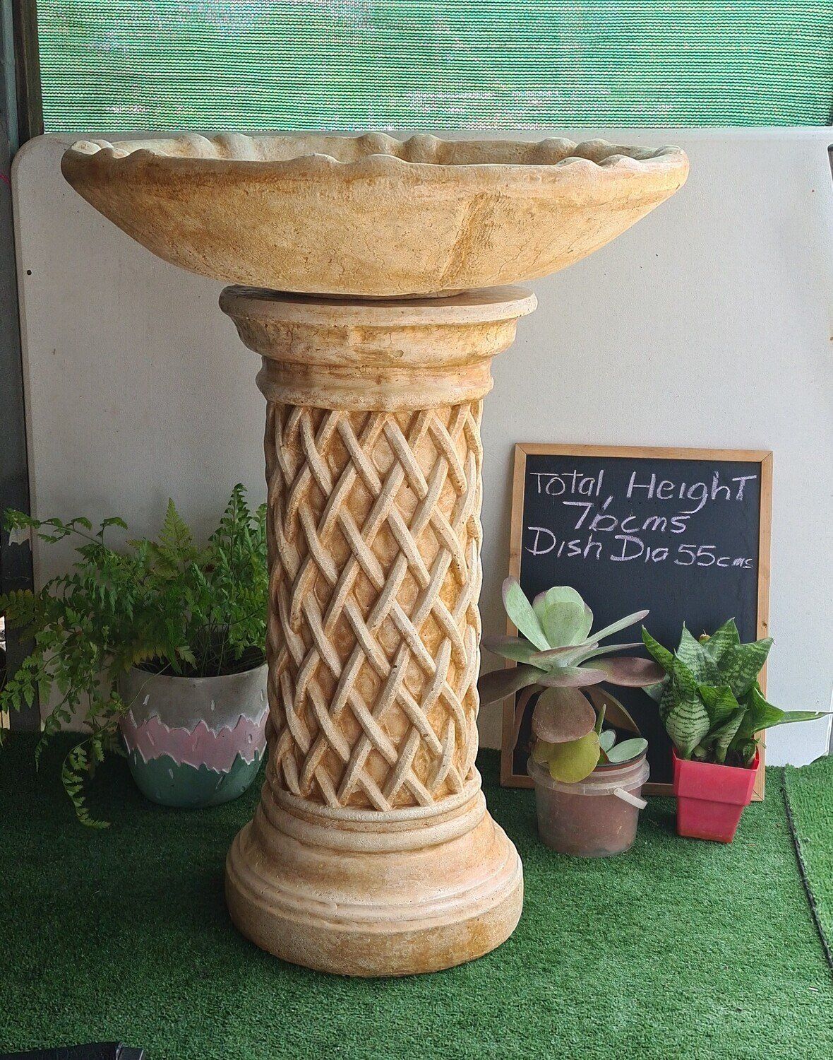 Concrete Birdbath