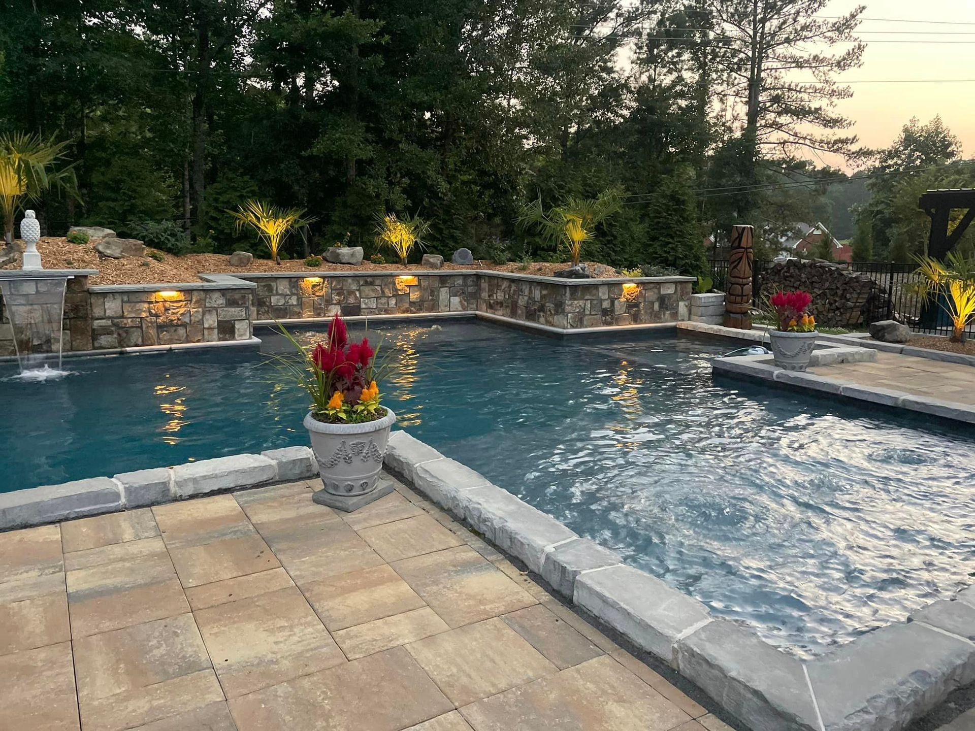 Eco-conscious pool system with recycled materials
