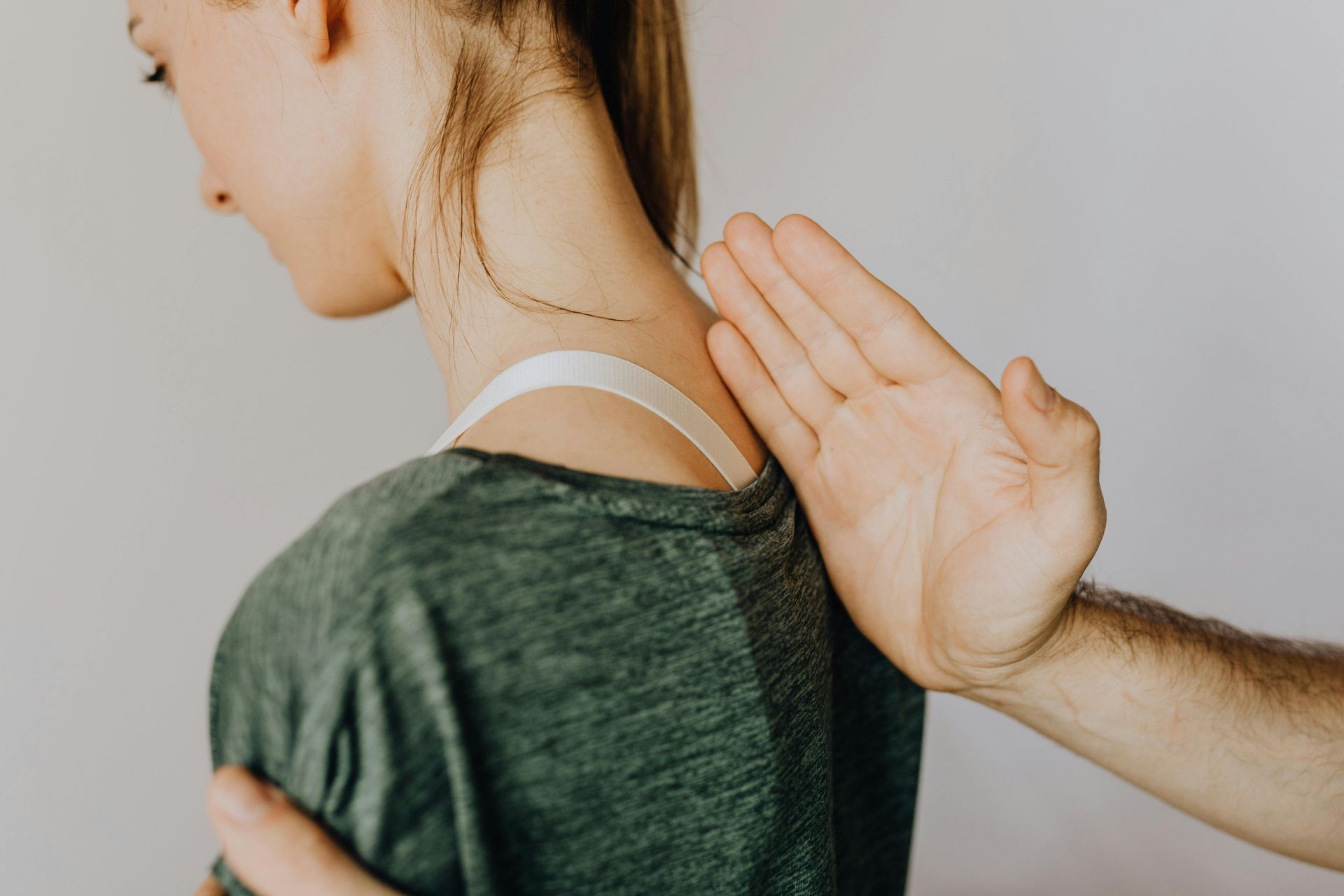 Photo of a woman having a massage from a Wilmington chiropractor Photo of a woman having a massage from a Wilmington chiropractor