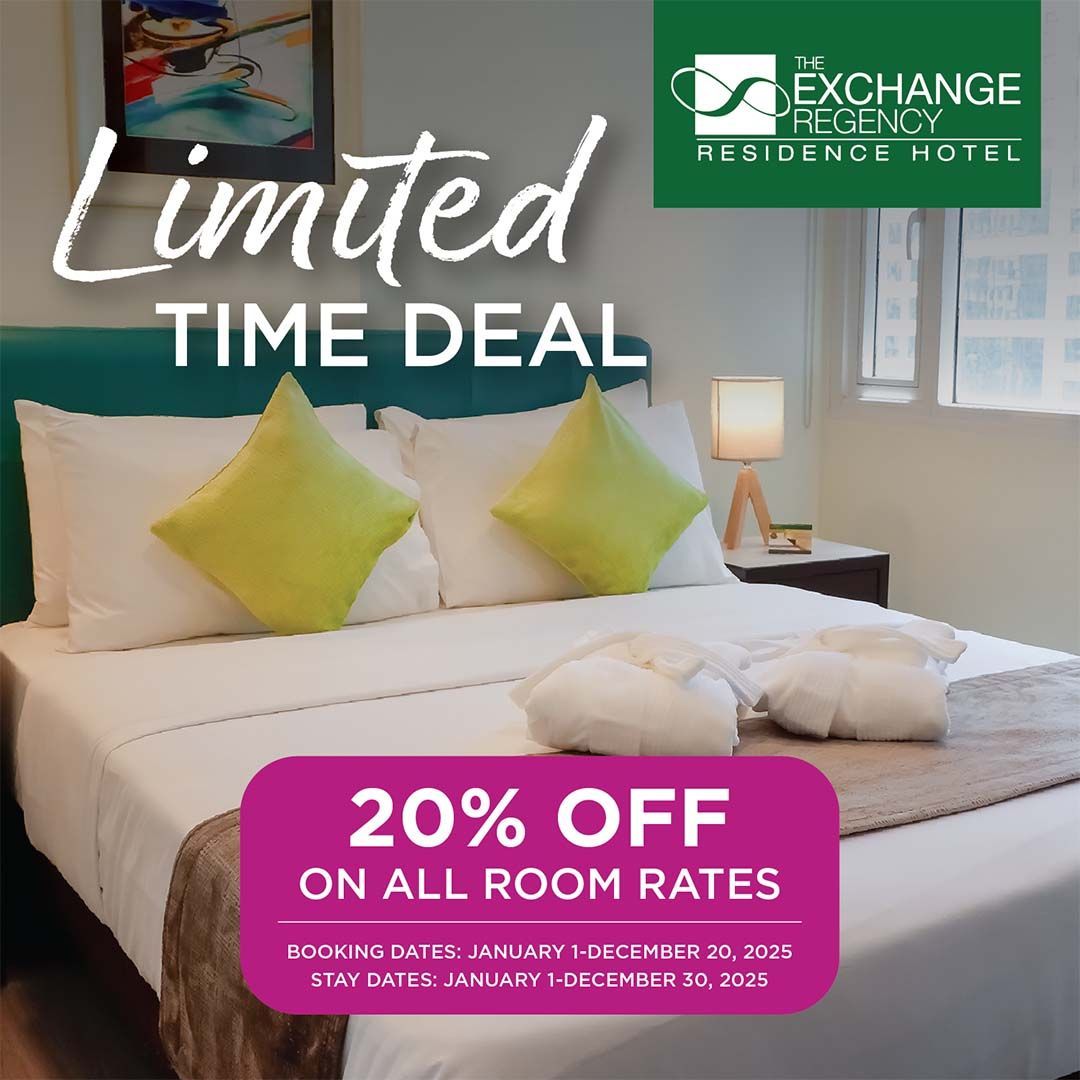 Limited time deal offers at The Exchange Regency Hotel in Ortigas