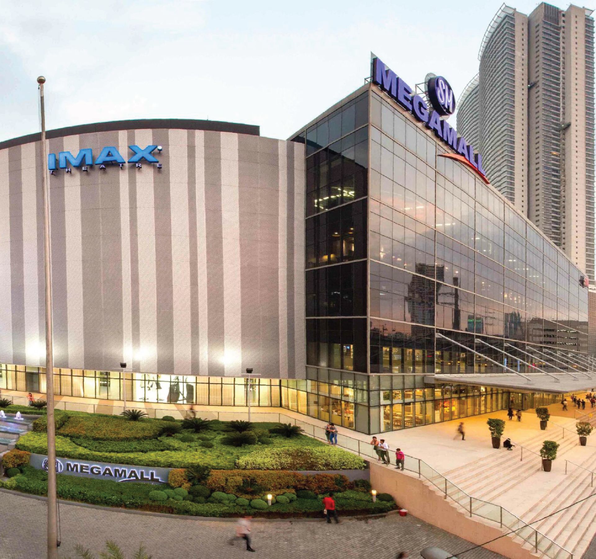 SM Megamall near the Exchange Regency Hotel