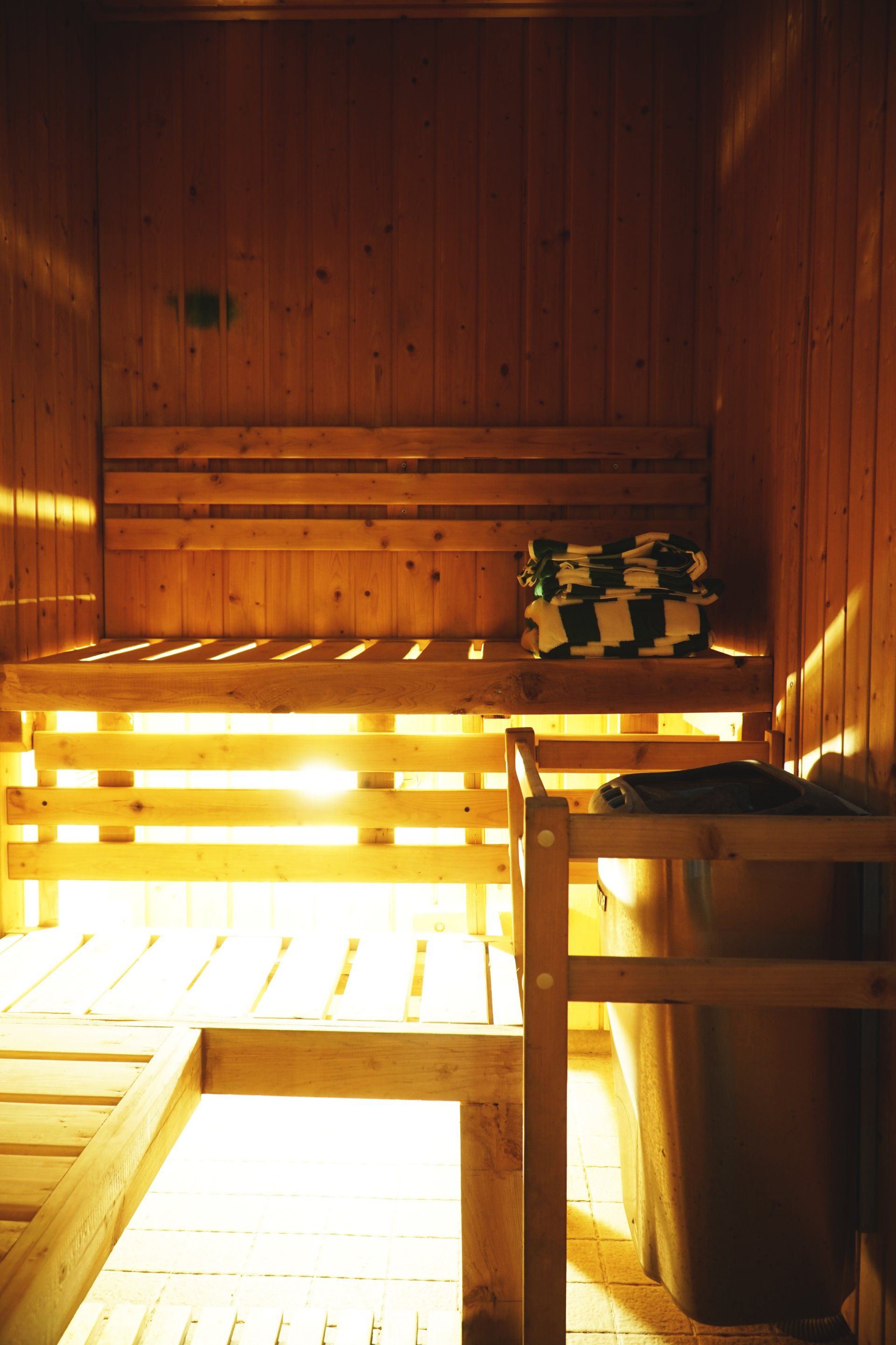 Sauna for a relaxing staycation in Pasig at the Exchange Regency Hotel