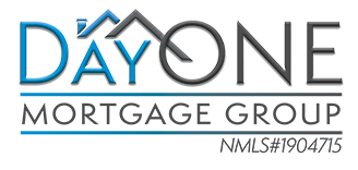Logo for Day One Mortgage Group with house-shaped