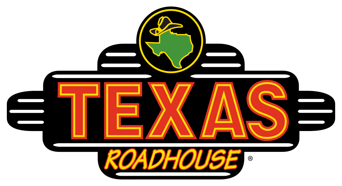 Texas Roadhouse logo with a Texas outline in a circle and the text