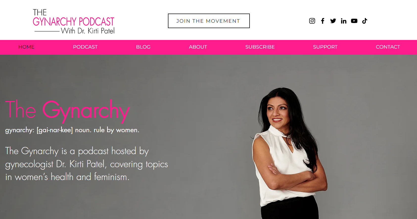 wix web design - podcast site