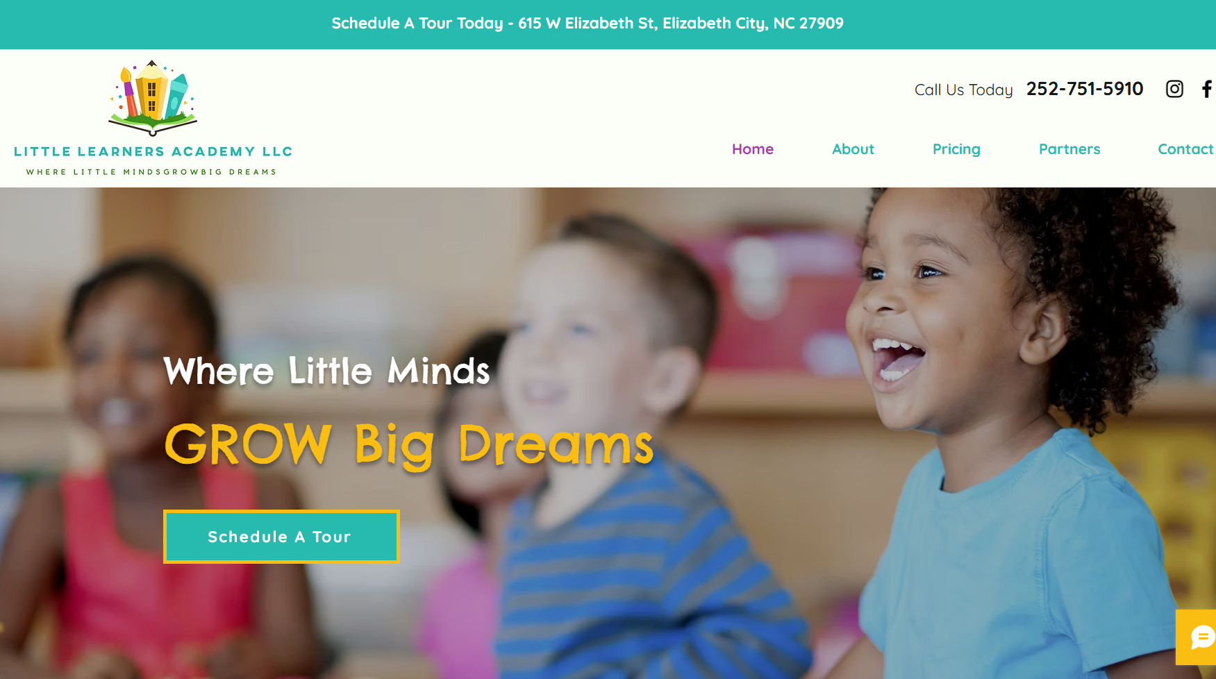 daycare website design
