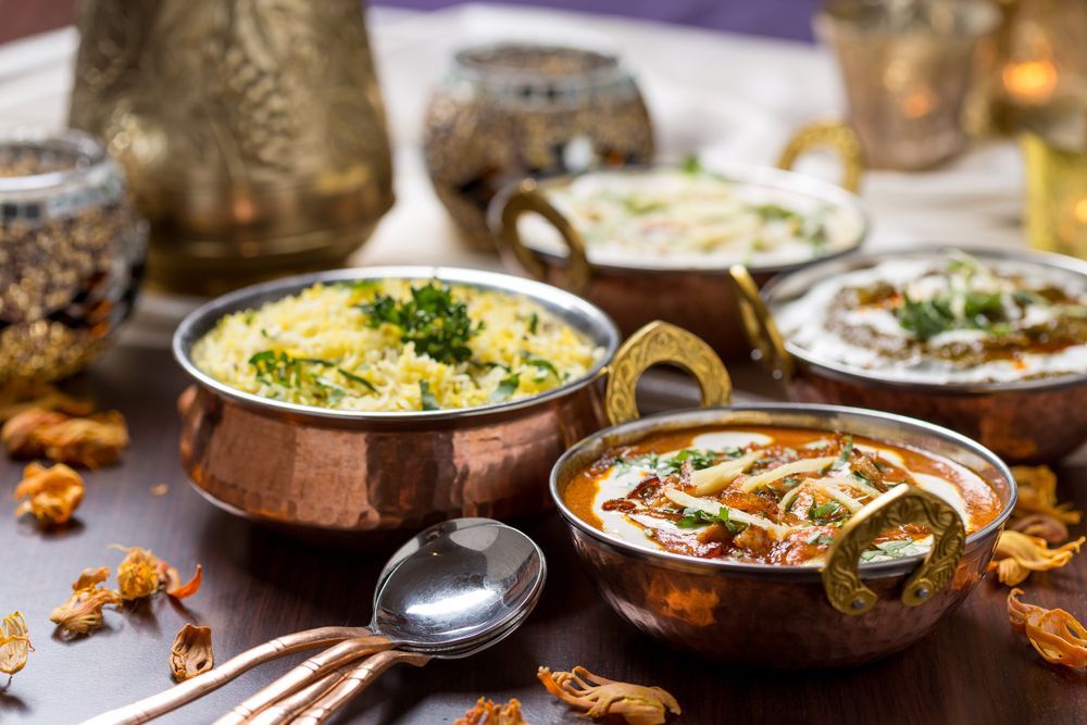 Vegetable Curry On A Plate