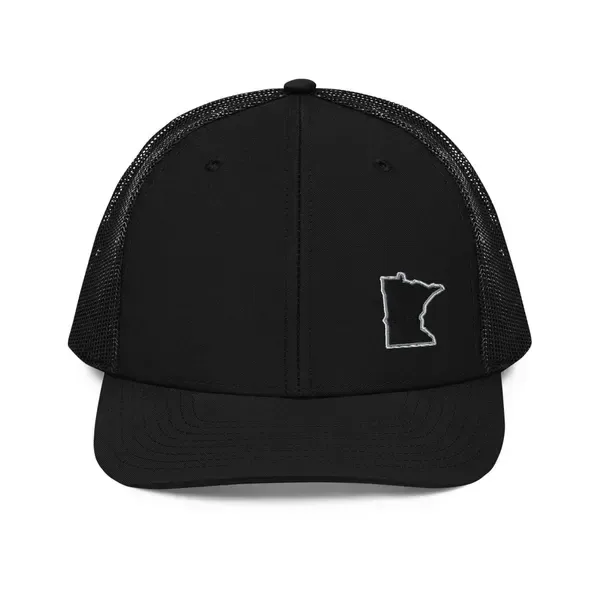 black on black Minnesota state SOTA baseball hat