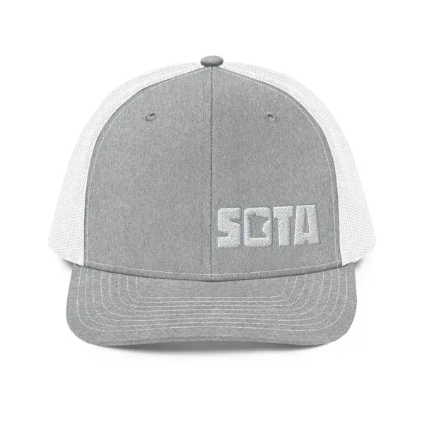 grey and white Minnesota SOTA baseball hat