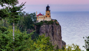 Split Rock Lighthouse Waterfall