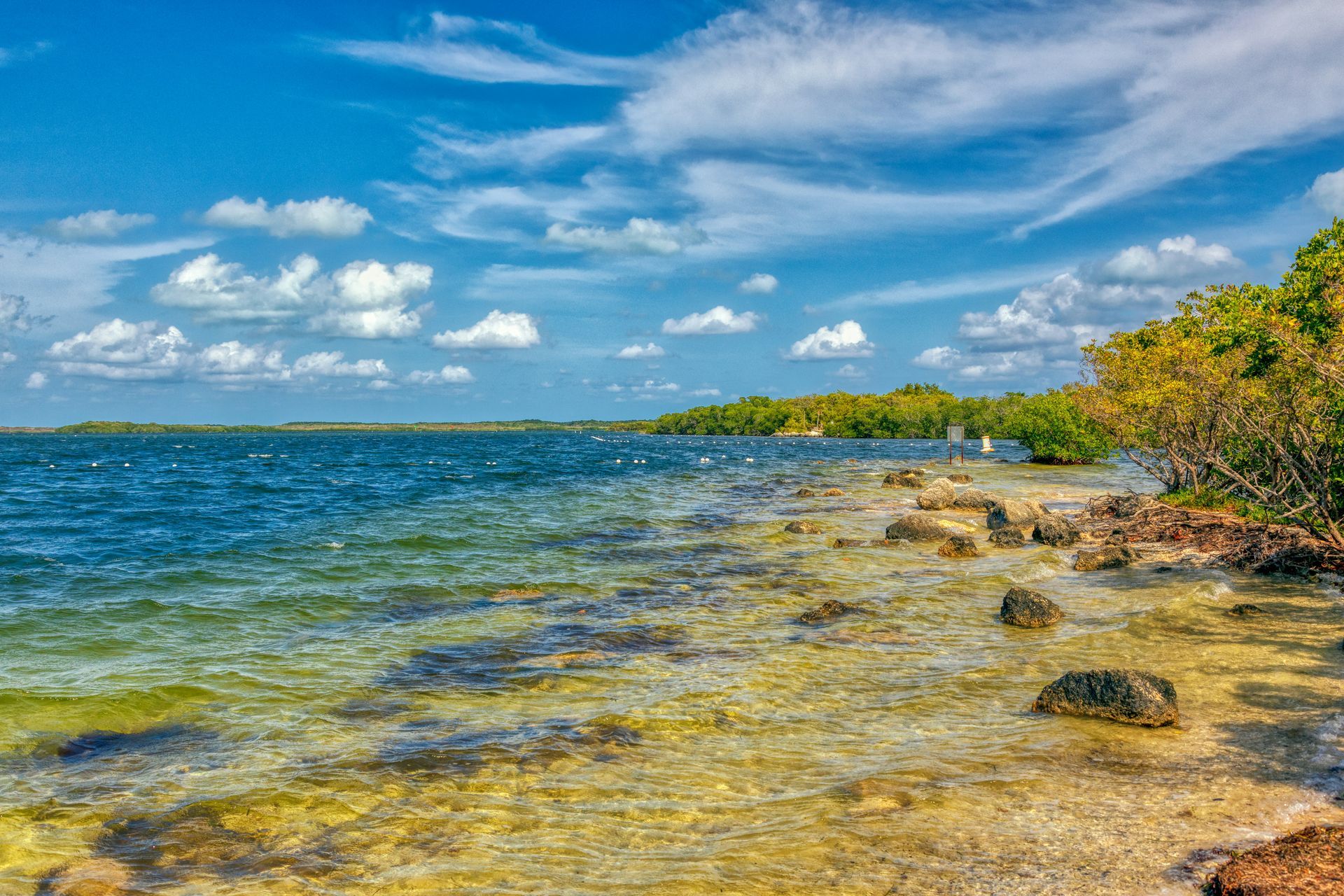 miami to key west, offers the best beaches.