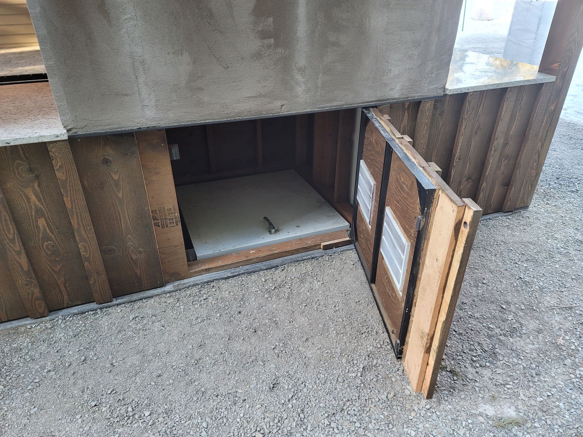 bunker installation