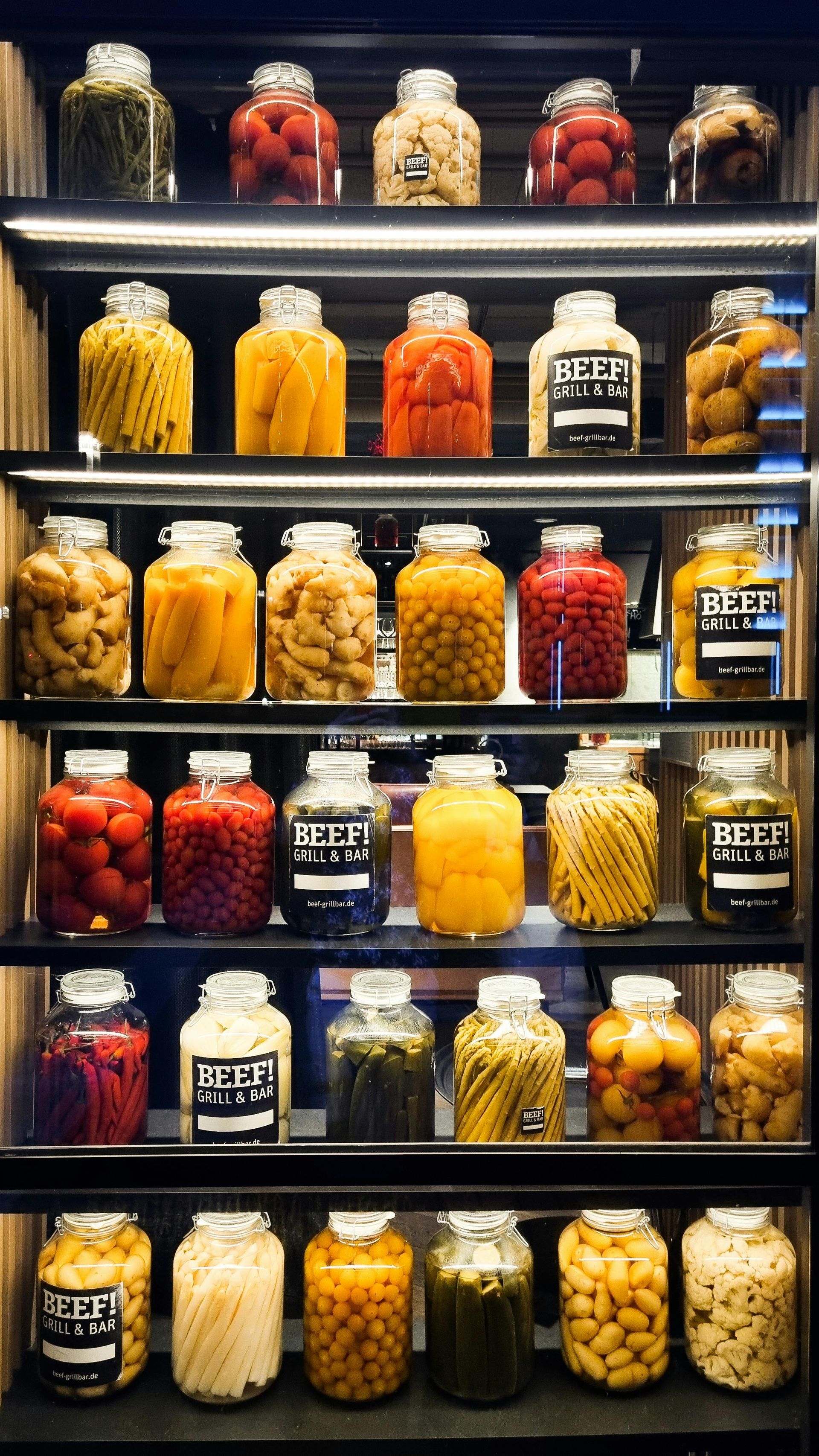 glass food storage