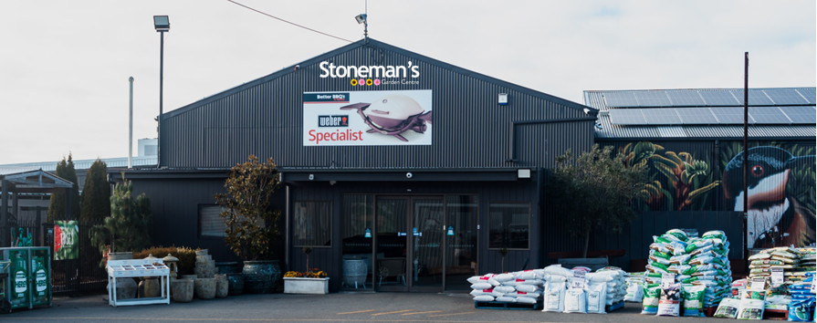 stonemans garden centre store front