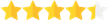 A rating icon showing four solid yellow stars and one half-filled star, representing a 4.5 out of 5-star rating.