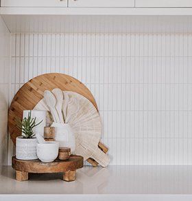 Minimalist Style Utensil Rack — Interior Design in Tweed Heads, NSW