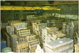 stones in warehouse