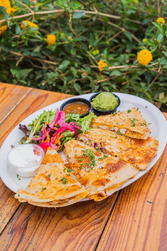 Shredded Chicken Quesadillas