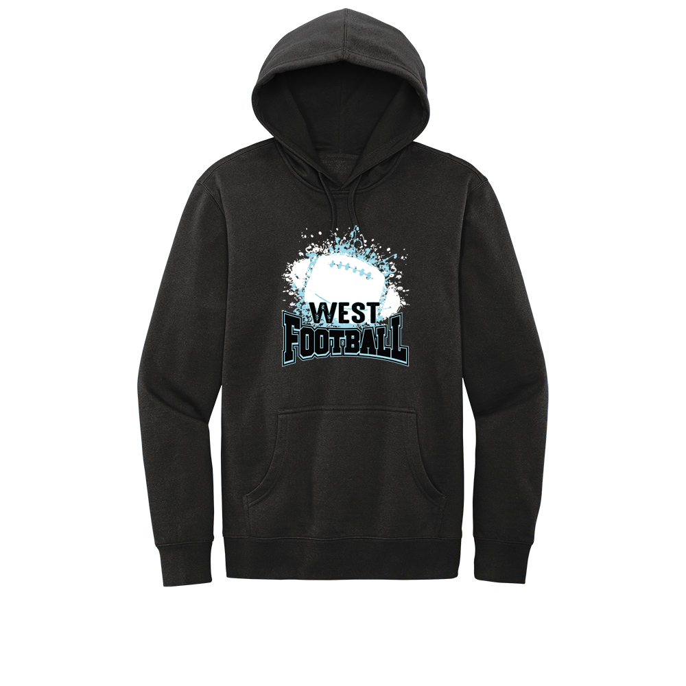West Football Splatter Hoodie