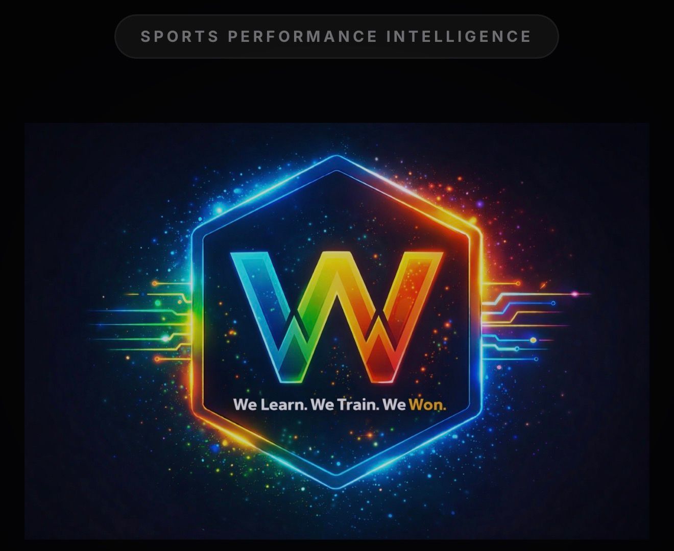 WeWoN logo: We Learn. We Train. We Won.