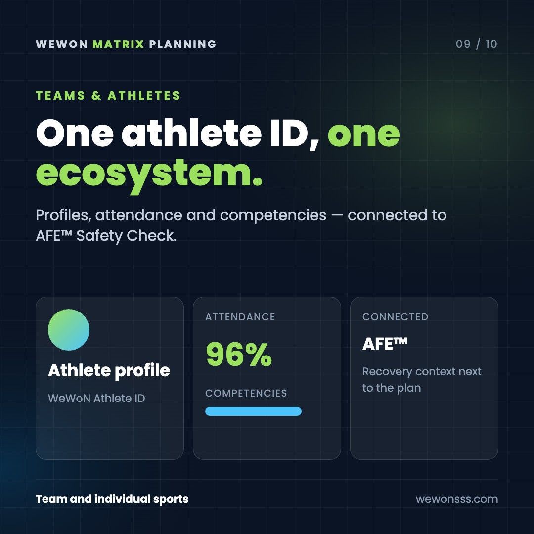 One athlete ID, one ecosystem