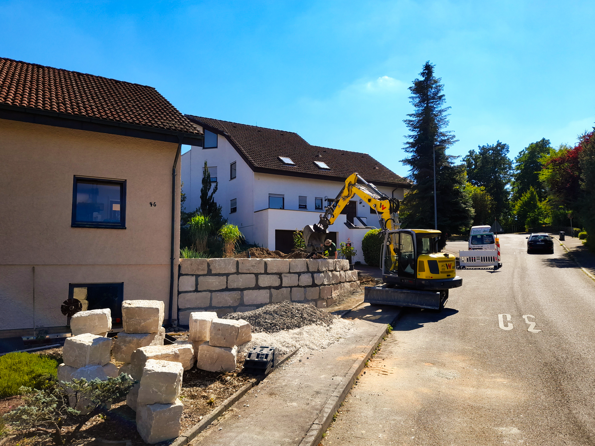 Natursteinmauer