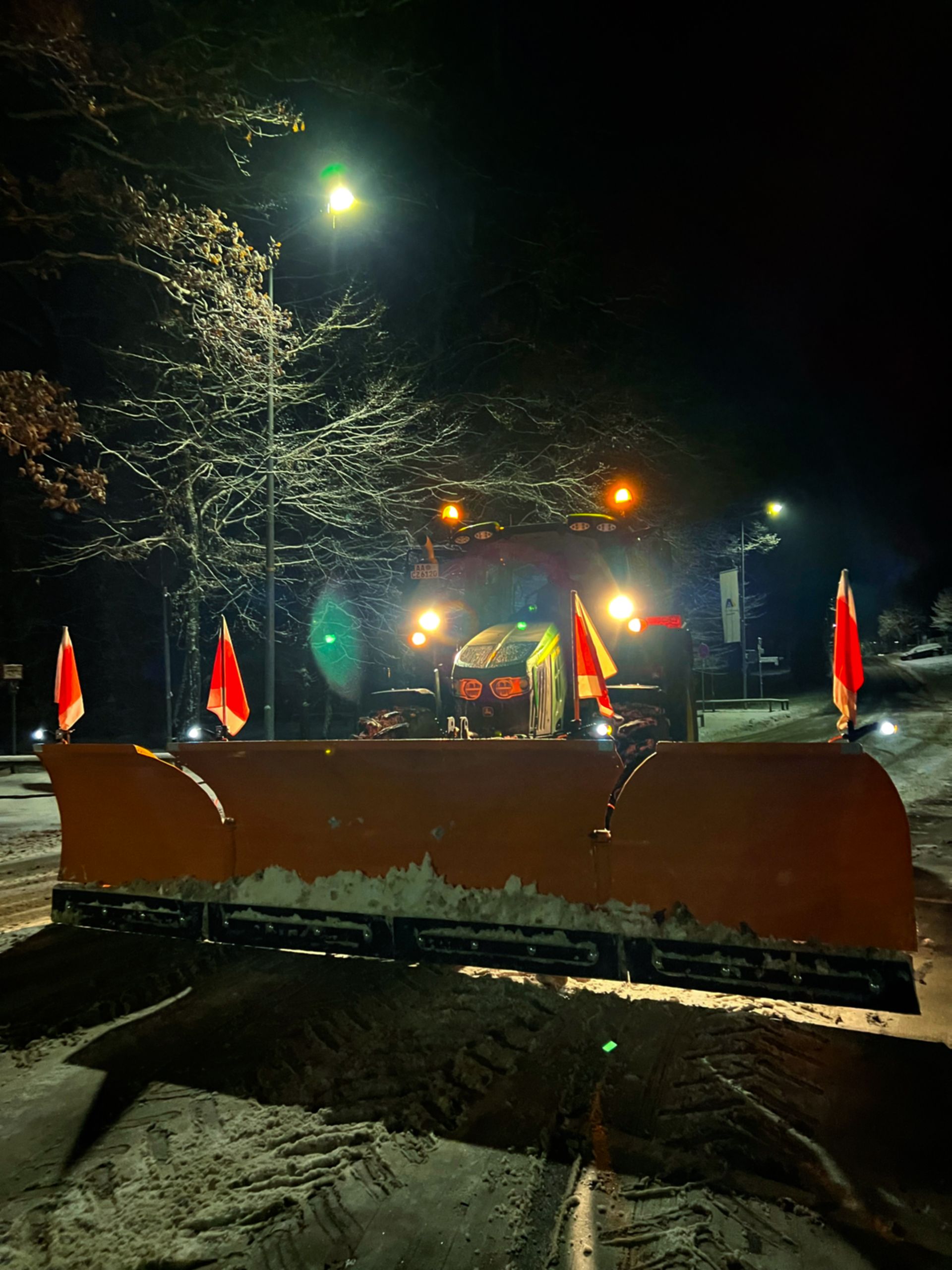 Schlepper im Winterdienst