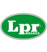Logotipo de Lpr Brakes: emblema ovalado verde y blanco con texto negro