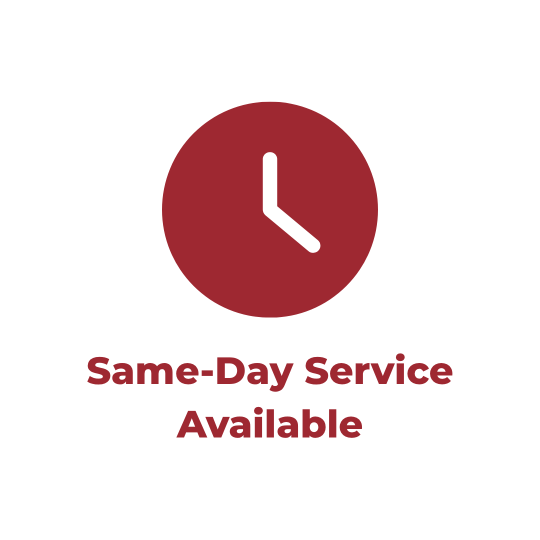 Same-Day Service Available