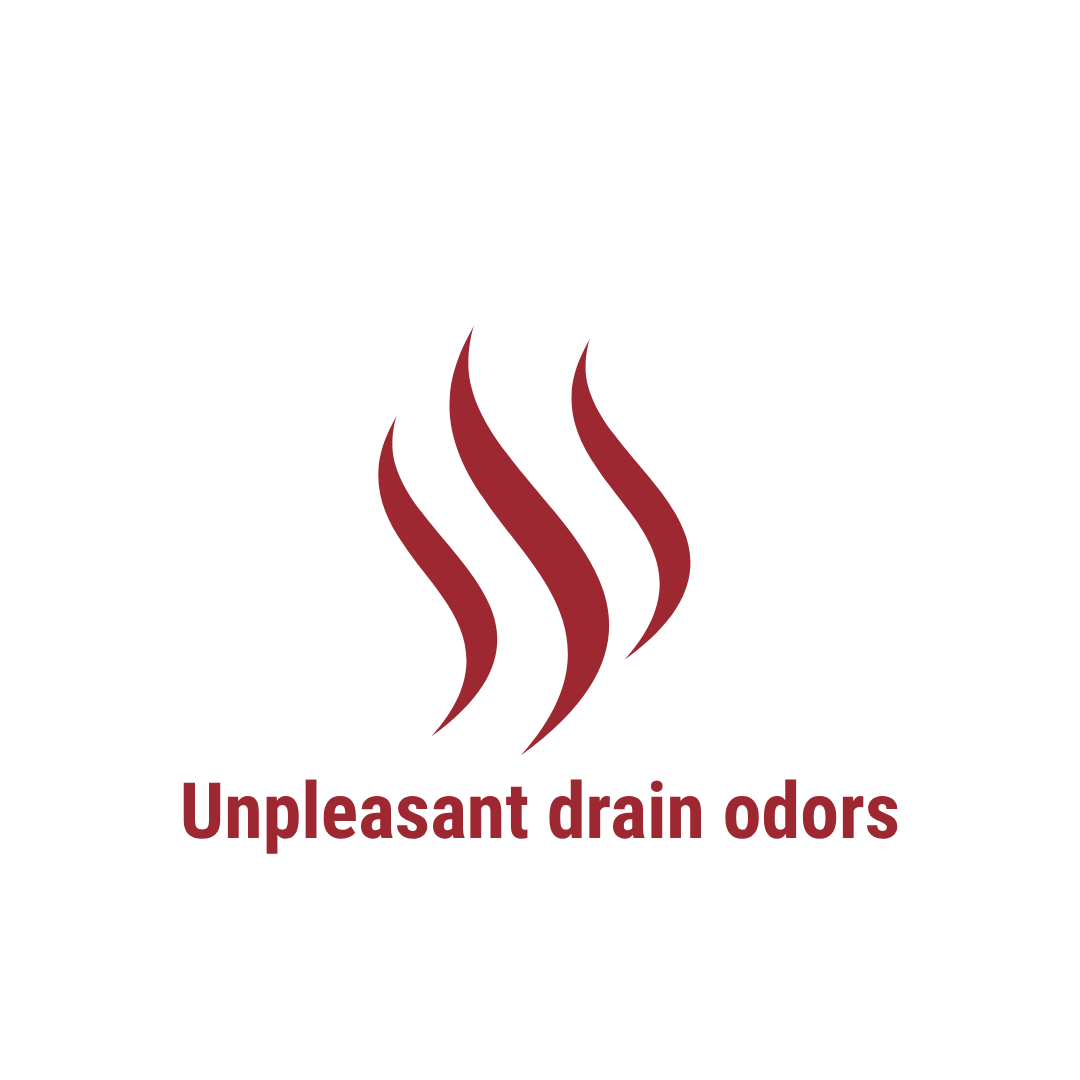 unpleasant drain odors