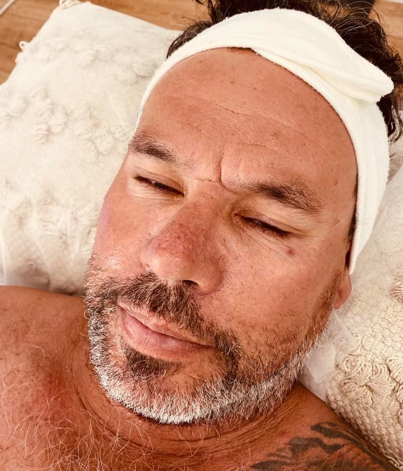 Man with A White Headband, Eyes Closed — Your Body Revolution in Caloundra, QLD