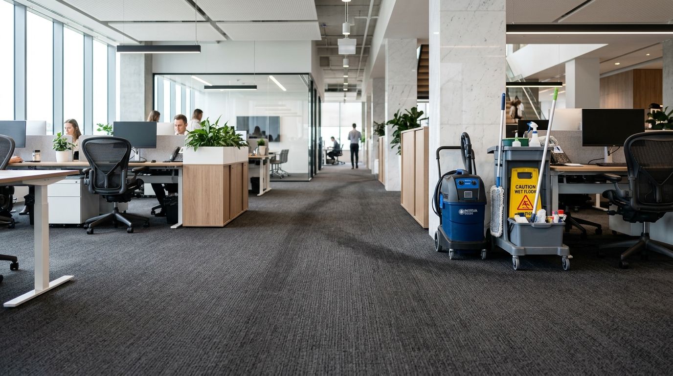 Why Office Carpets Get Dirty So Quickly — and How to Keep Them Looking Professional