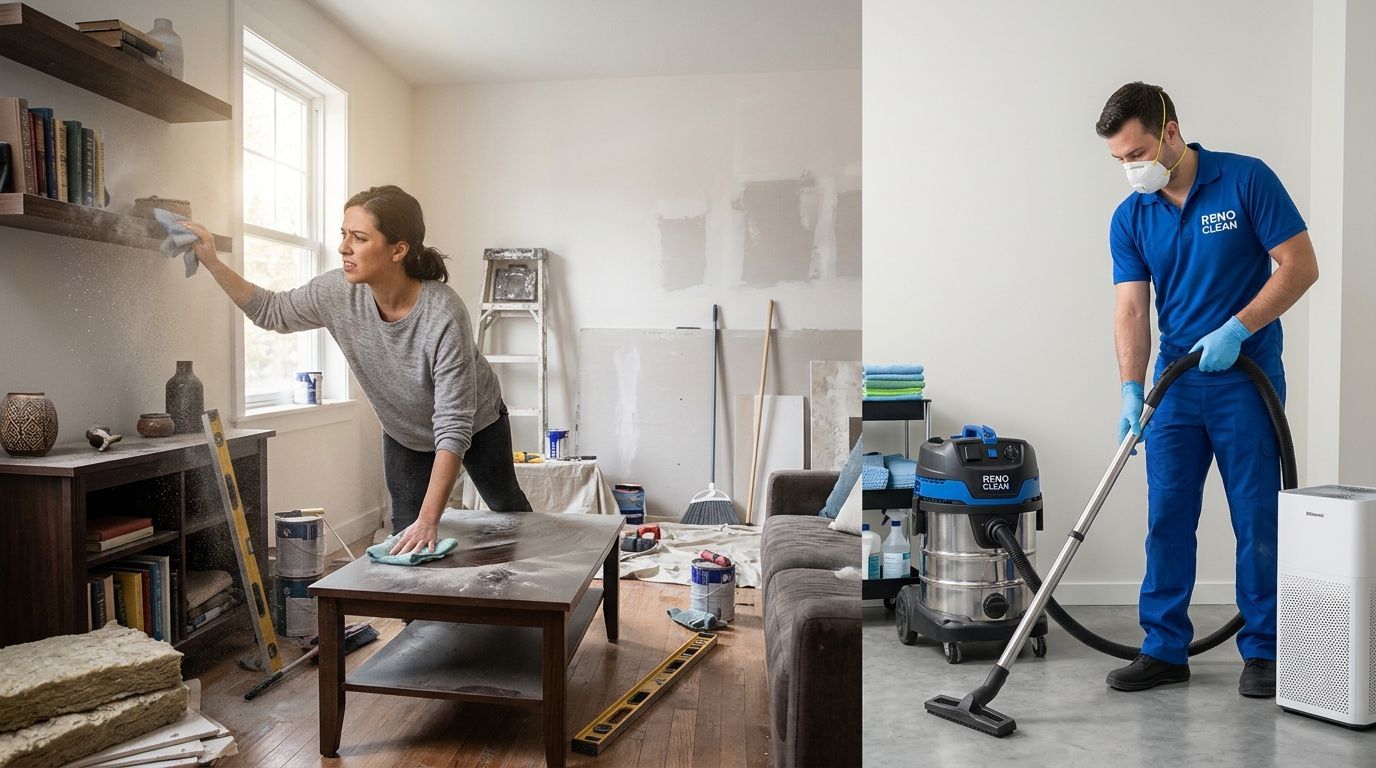 Why Renovation Dust Keeps Coming Back After Building Work — and How to Remove It Properly