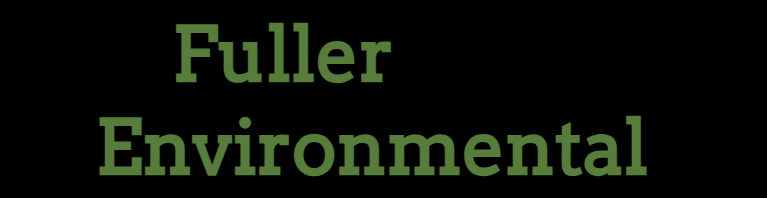 Green “Fuller Environmental” text on a black background