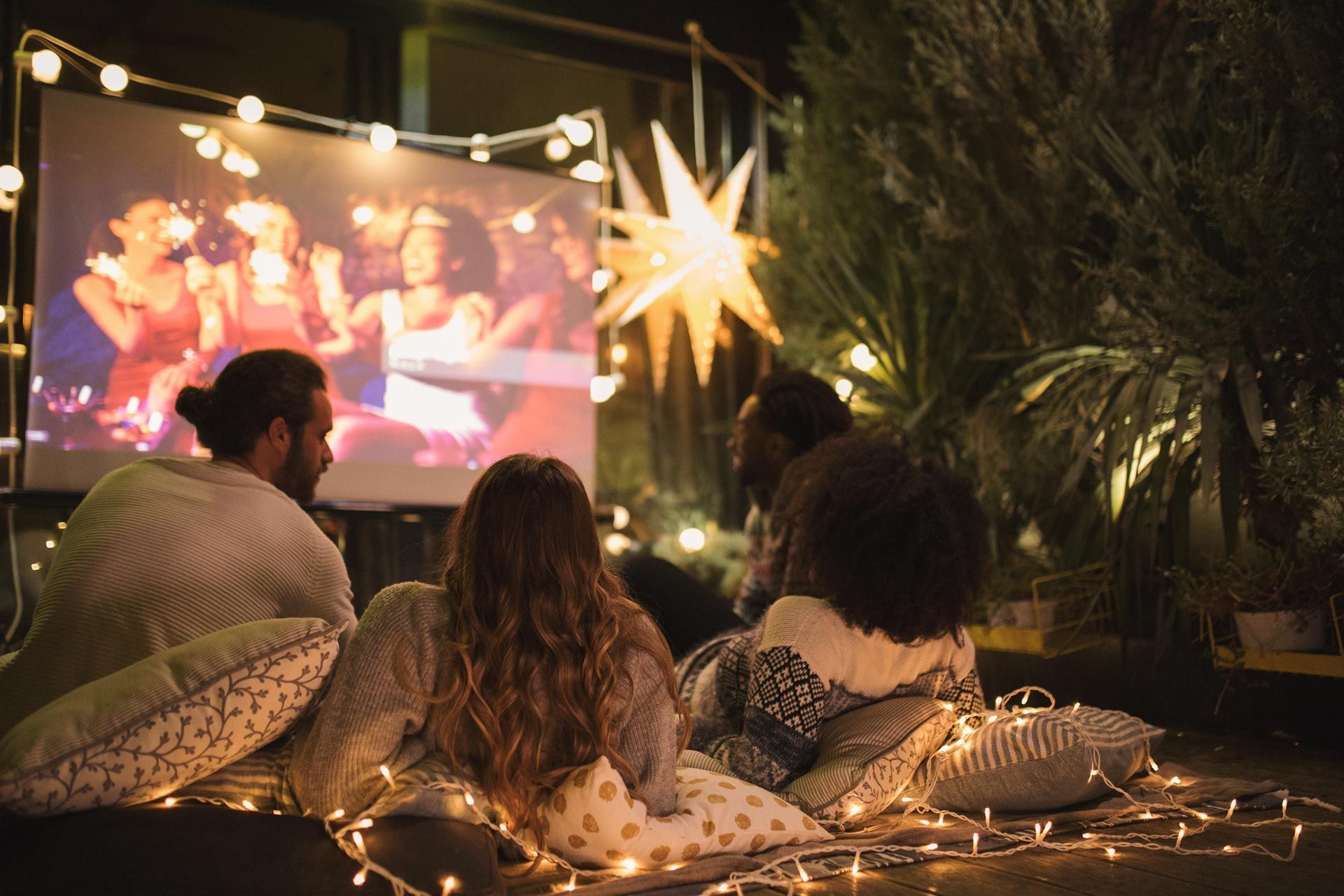 Friends Making Movie Night at Back Yard | Mildura, Vic | a & R Electronics Friends Making Movie Night at Back Yard | Mildura, Vic | a & R Electronics