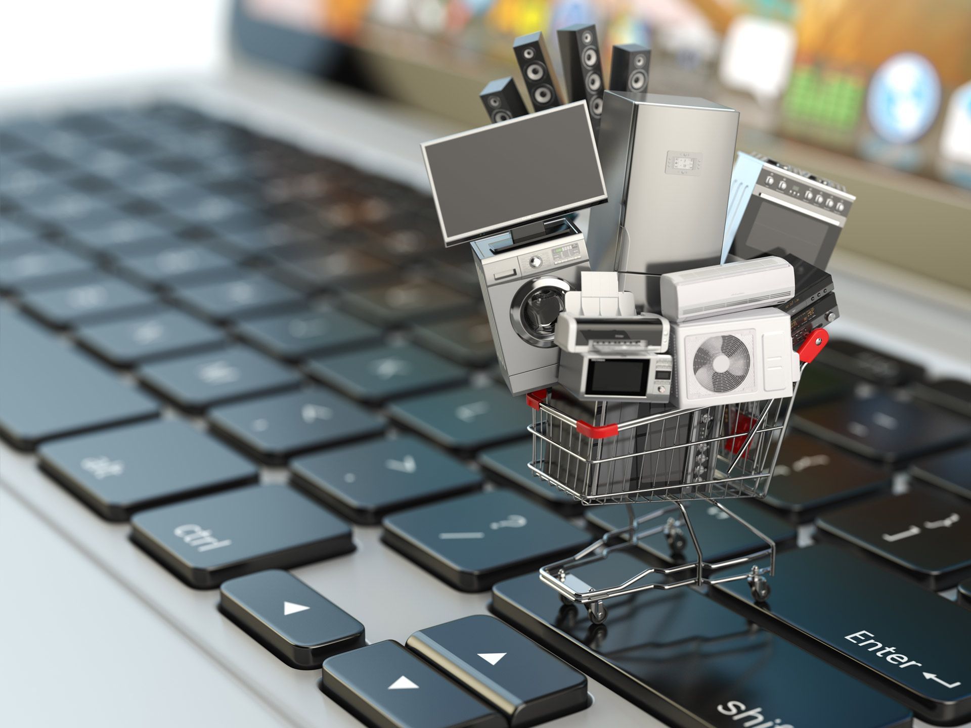 Home Appliance in Shopping Cart | Mildura, Vic | a & R Electronics