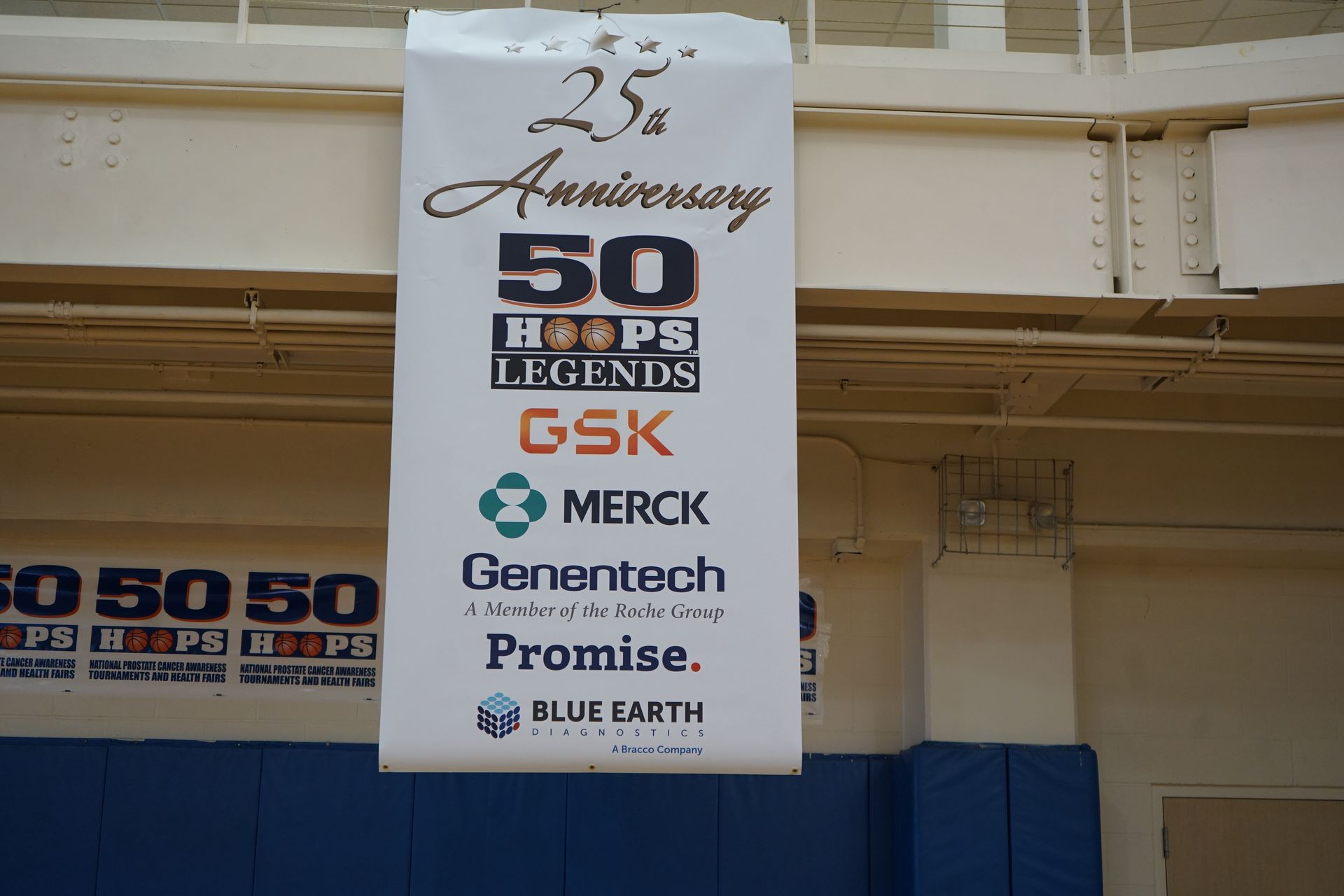 Banner commemorating 