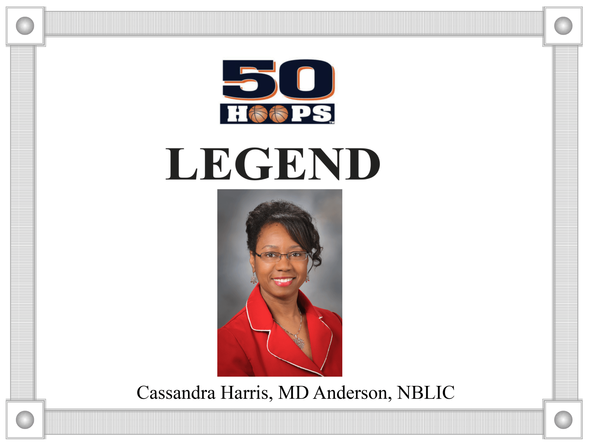 Cassandra Harris, MD Anderson, NBLIC.