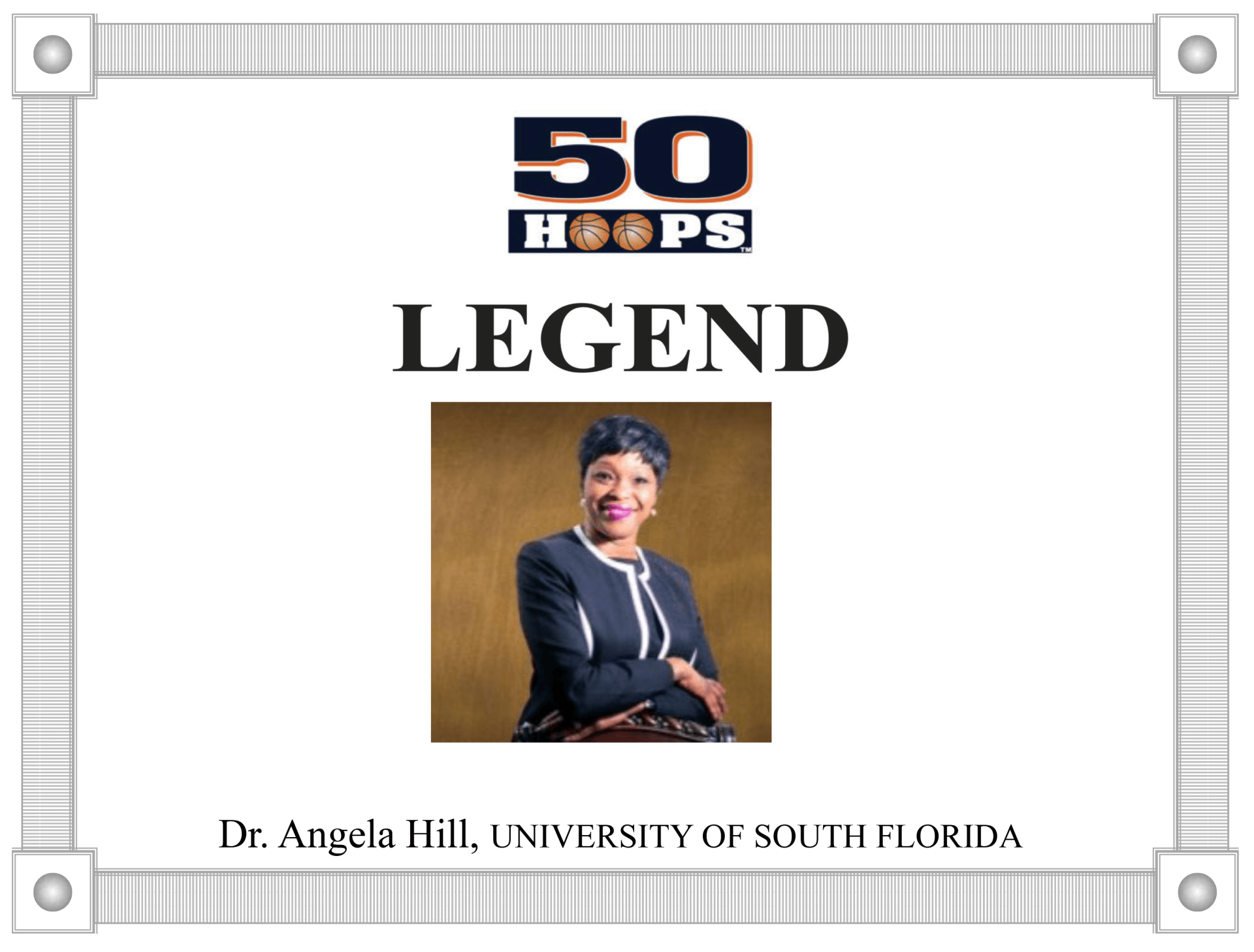 Dr. Angela Hill, USF, 