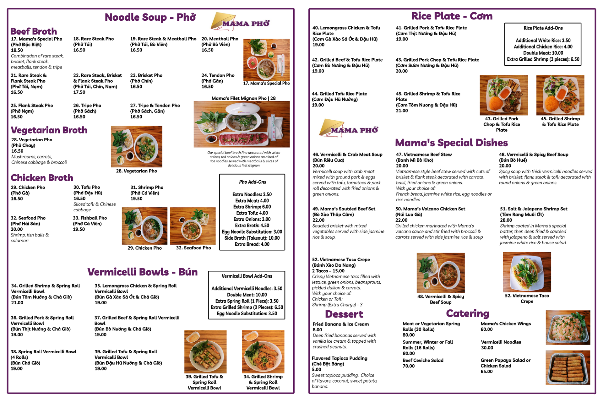 Mama PHO | Pho Vietnamese Restaurant | Honolulu, HI